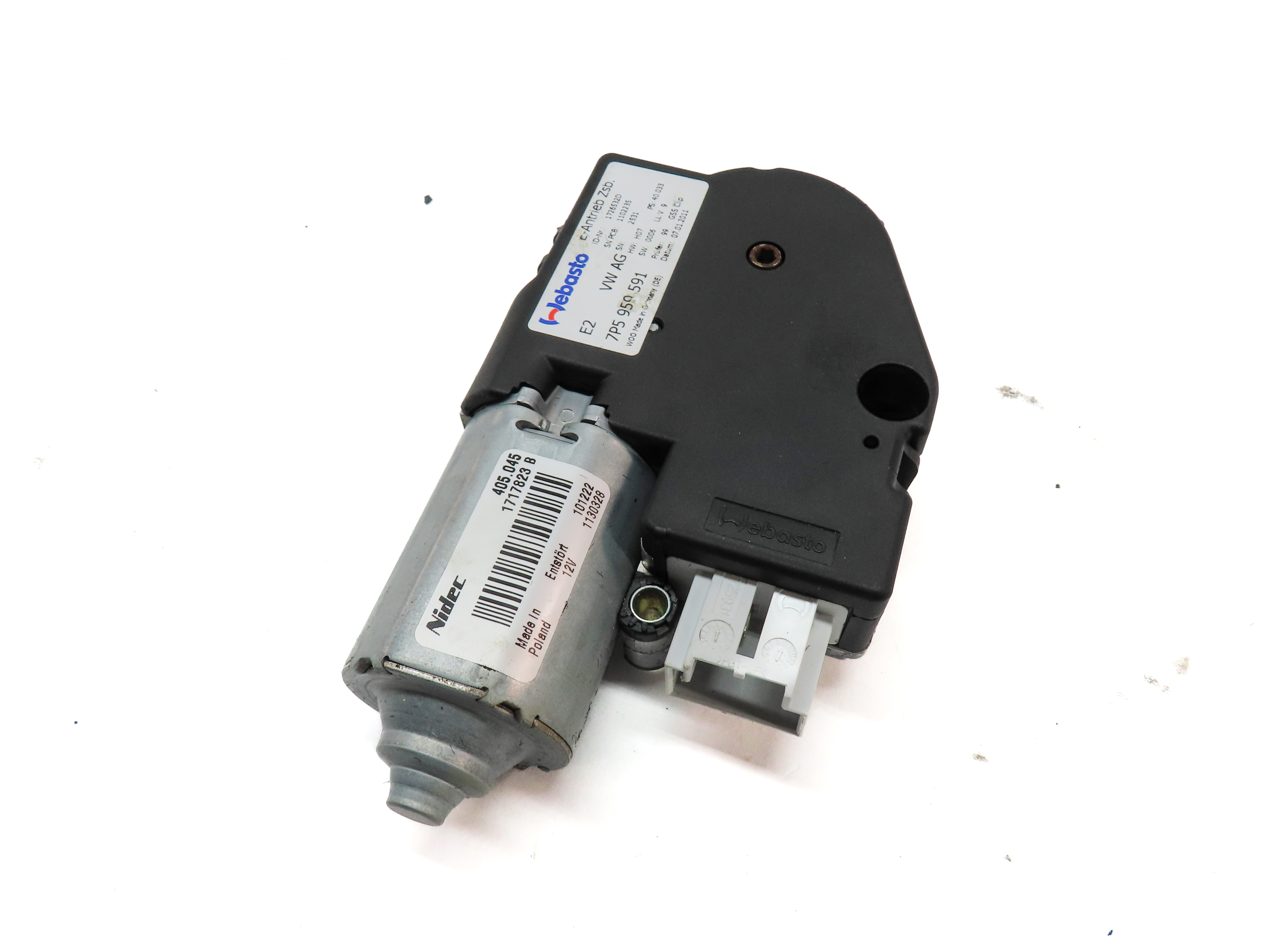 2012-2018 AUDI A6 A7 S6 S7 (C7 4G8) SUNROOF SUN ROOF WINDOW MOTOR — exact item pictured